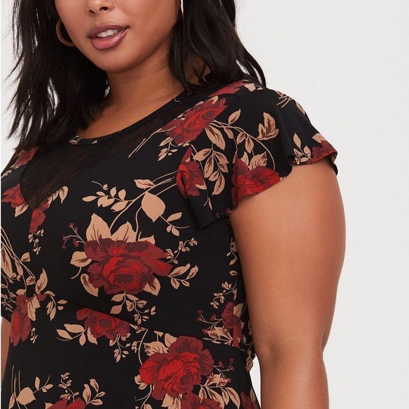 Torrid Midi Studio Knit Asymmetrical Dress - Picture 4 of 12